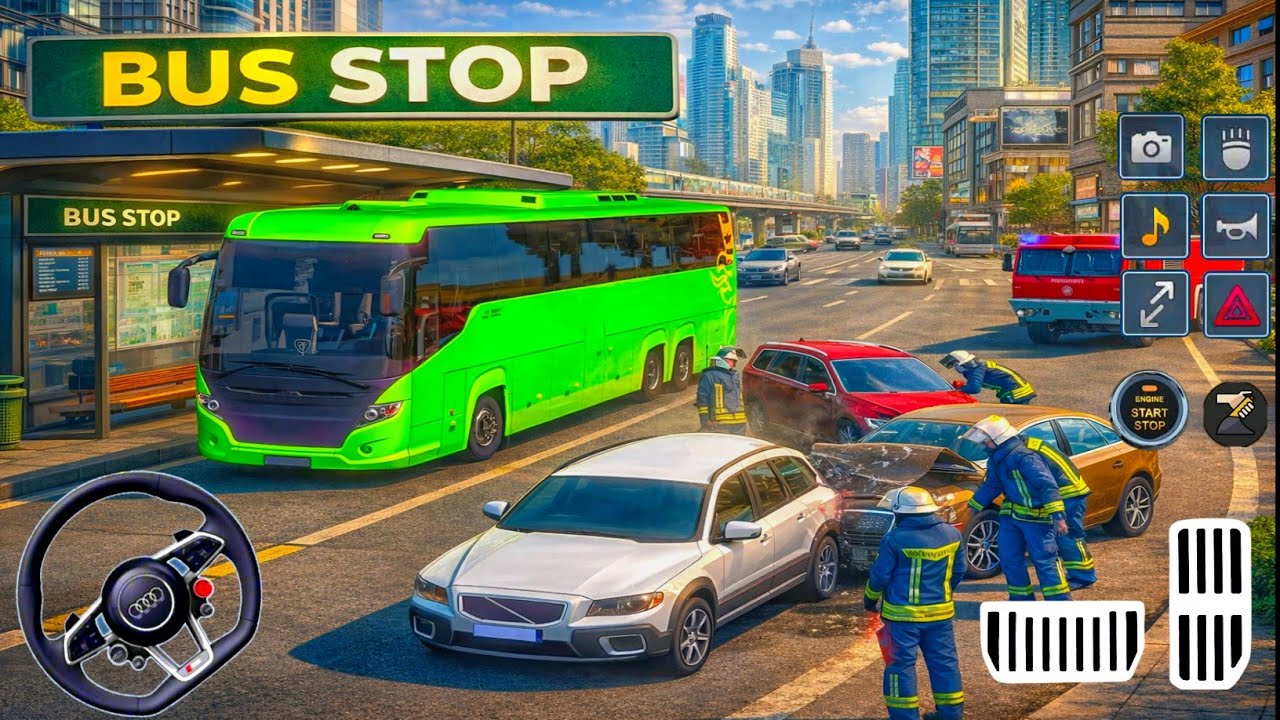 New Coach Bus Simulator 2026 - Indian Offroad Bus Driving - Bus Game Andriod Gameplay