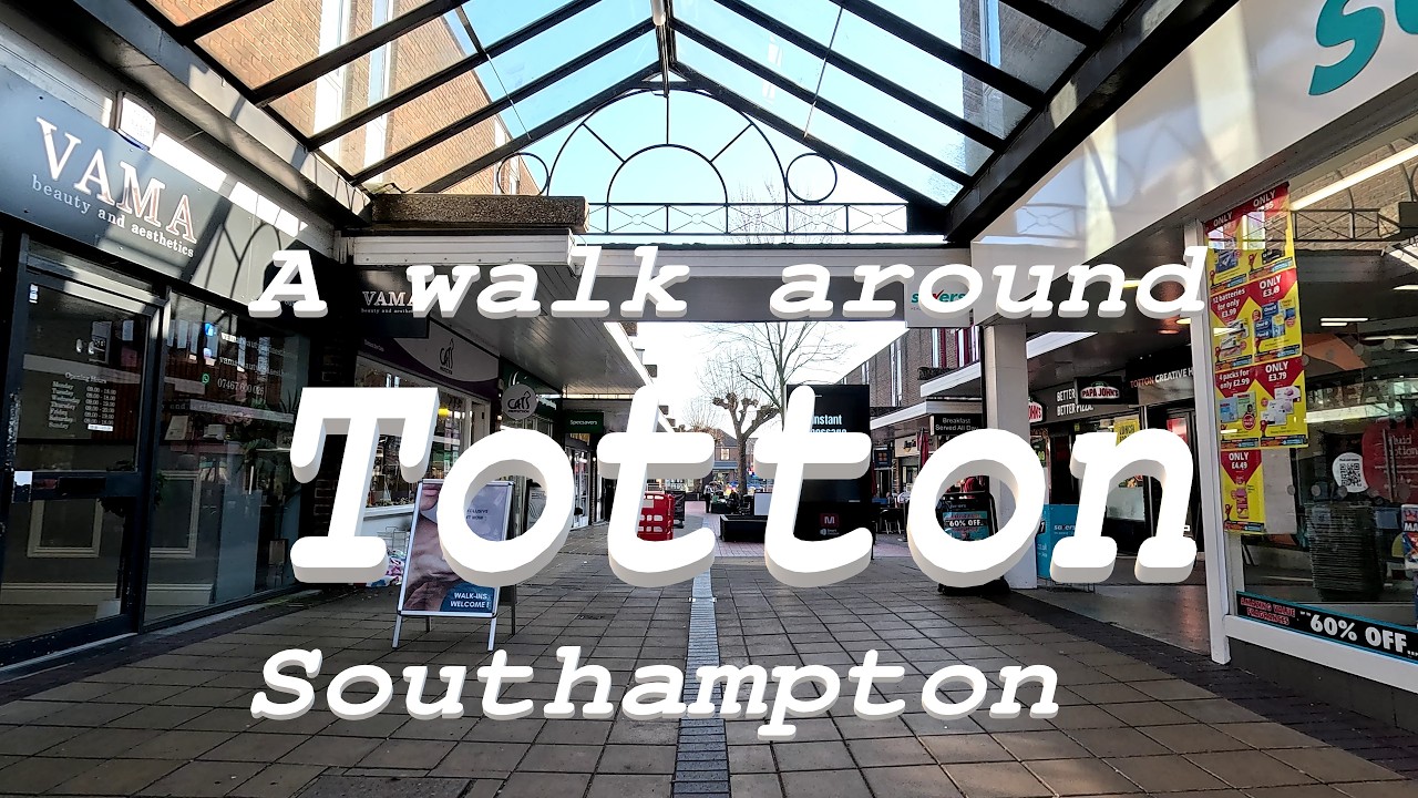 A walk around Totton, Southampton, including the war memorial