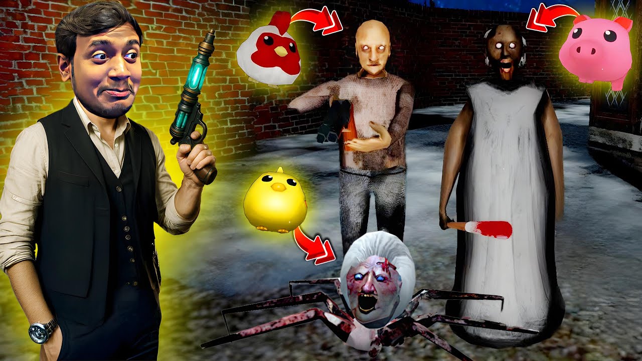 Using Mutation Poison Gun in Granny 3 Remake | Granny