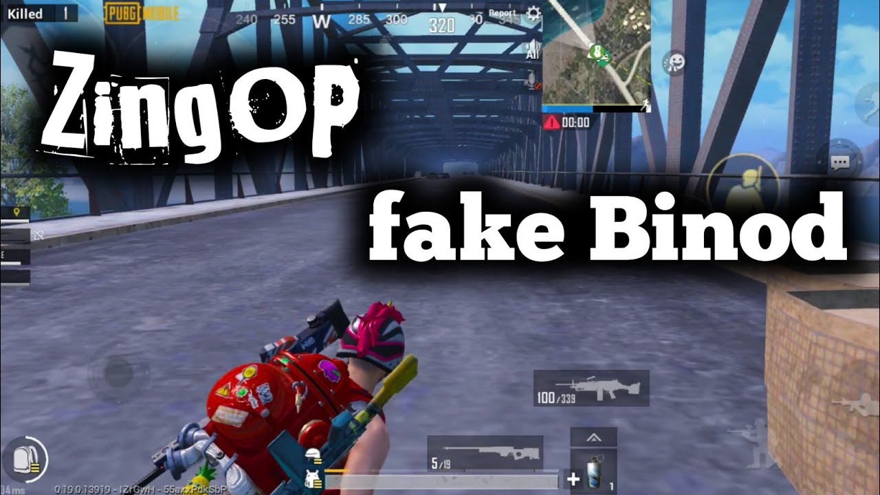 | Fake Binod 😂 gameplay  With Random Teammate | from Kolkata  #ZingOPgaming #18 #realme6pro #Tripura