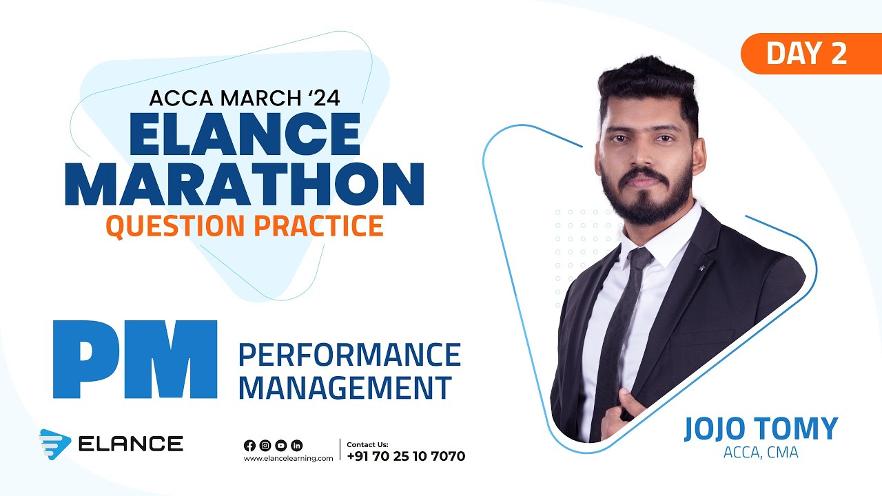 ELANCE QUESTION PRACTICE MARATHON | PM | MALAYALAM | DAY 2 | JOJO TOMY | ACCA MARCH ‘24