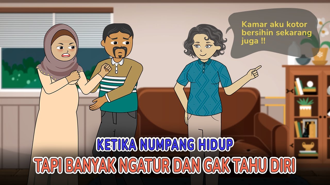 Keponakan Numpang Hidup, Tapi Banyak Ngatur Dan Gak Tahu Diri | Drama Animasi