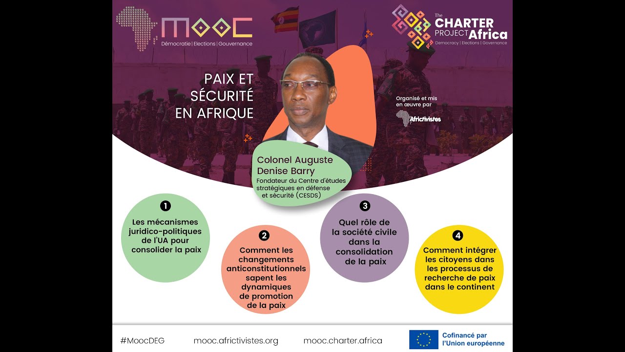 Cours 4 - Module 3 : Quel rôle pour la société civile dans la consolidation de la paix ?