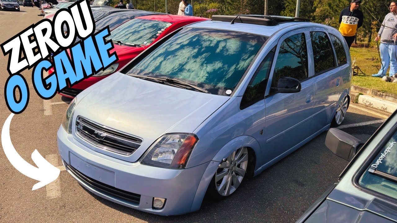 MERIVA COM TETO SOLAR DE TRACKER, SUSPENSÃO A E COR EXCLUSIVA! SE LIGA NESSE PROJETO