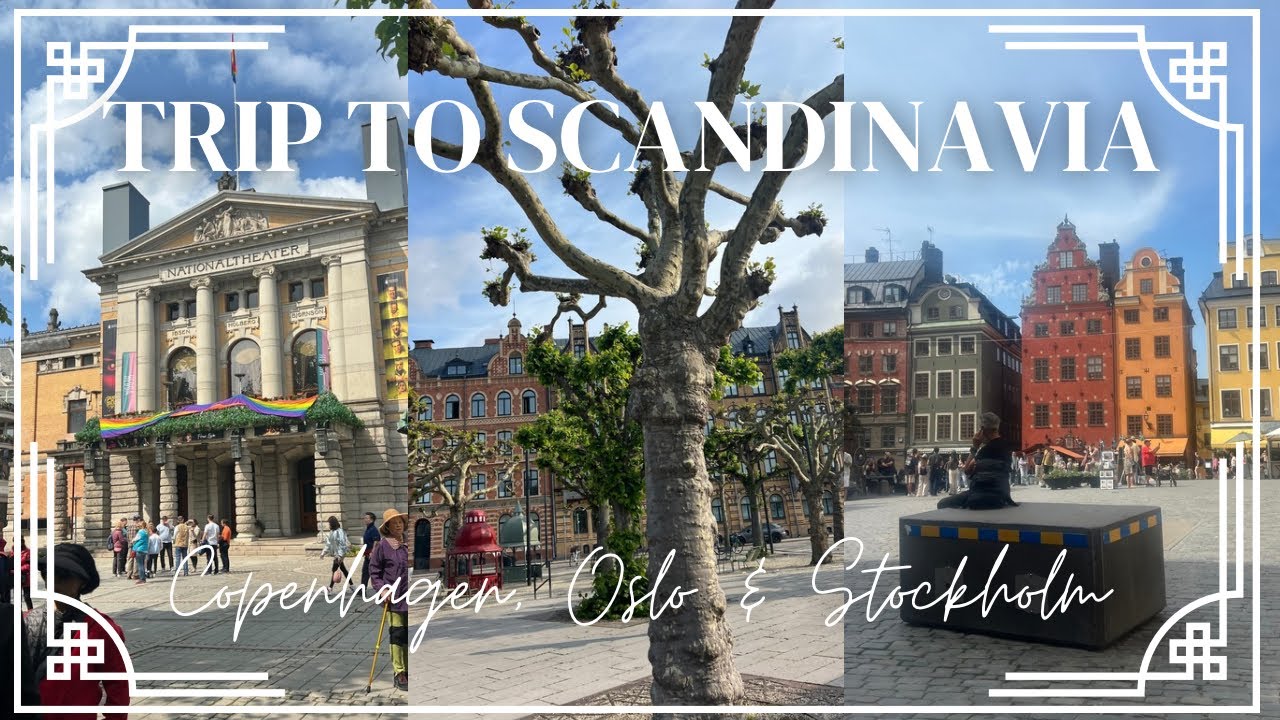 Scandinavia Travel Vlog! (Denmark, Norway, Sweden) 🇸🇪 | Camille Elle