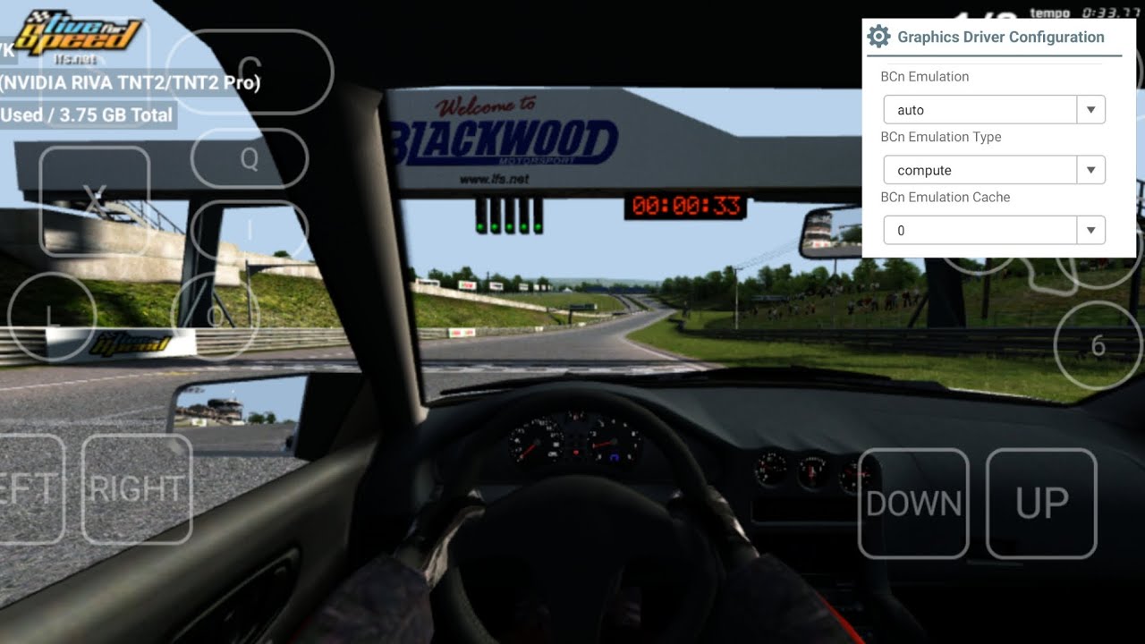 Teste De Build Winlator Ludashi Unofficial | Live For Speed Gameplay Test
