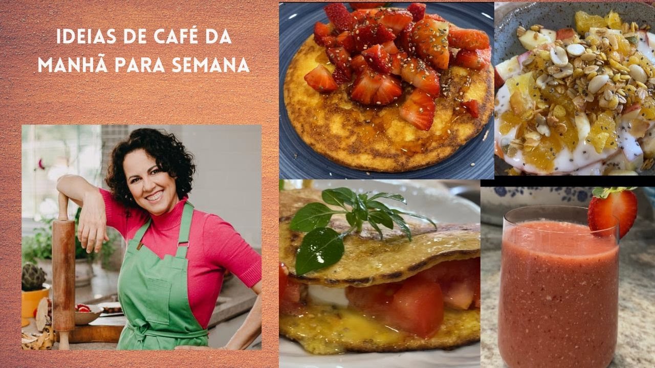 Ideias de Café da Manhã Saudável para Semana Toda! Fácil e Gostoso