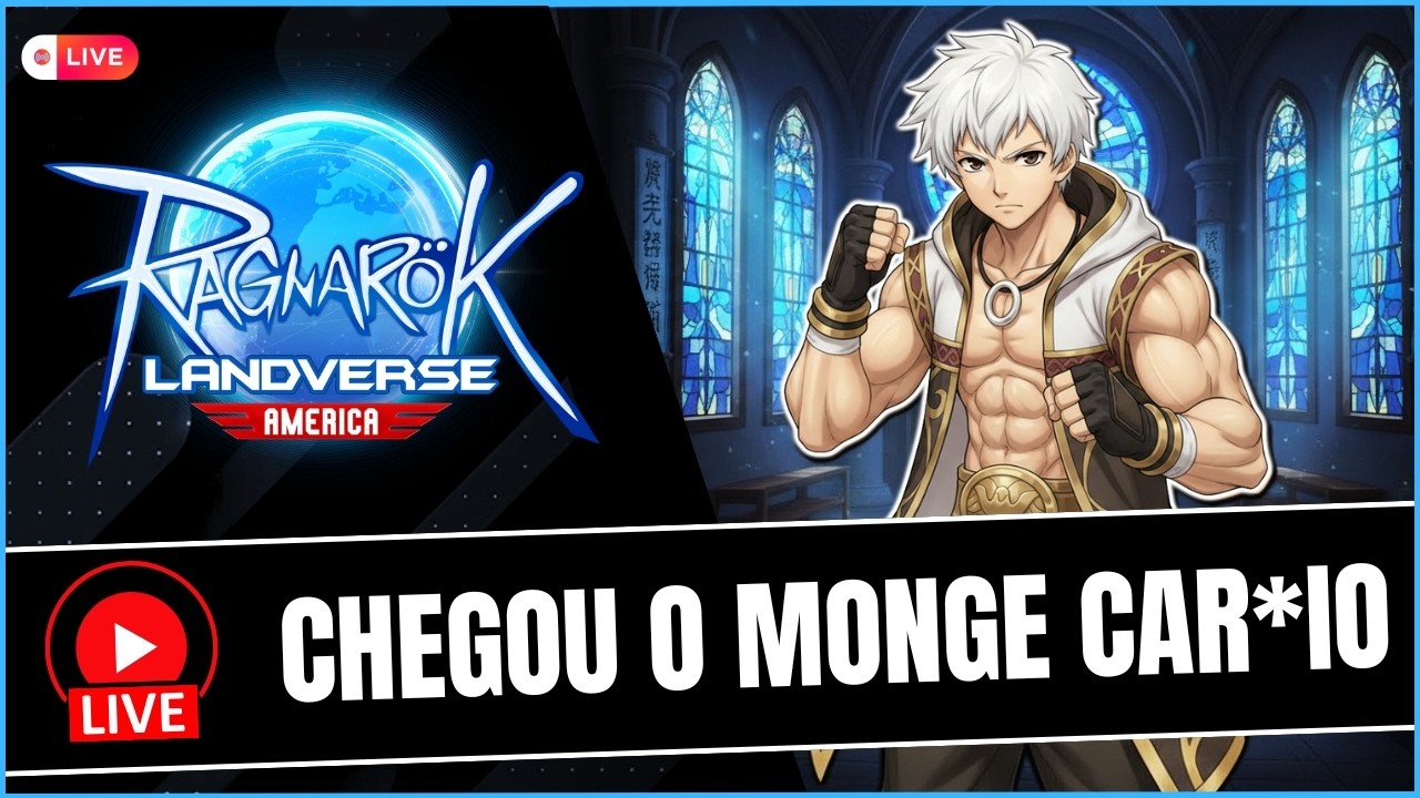 CHEGOU O MONGE ! Bora Buildar 🔴 RAGNAROK LANDVERSE AMERICAS | [ Mercenário Nv.98 ] - Dia 34