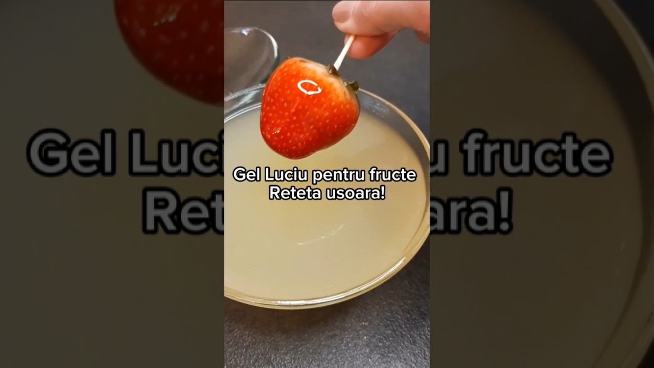 Reteta Gel Luciu pentru fructe!  Reteta in descriere ! #cofetarie #desert #tort  #cake
