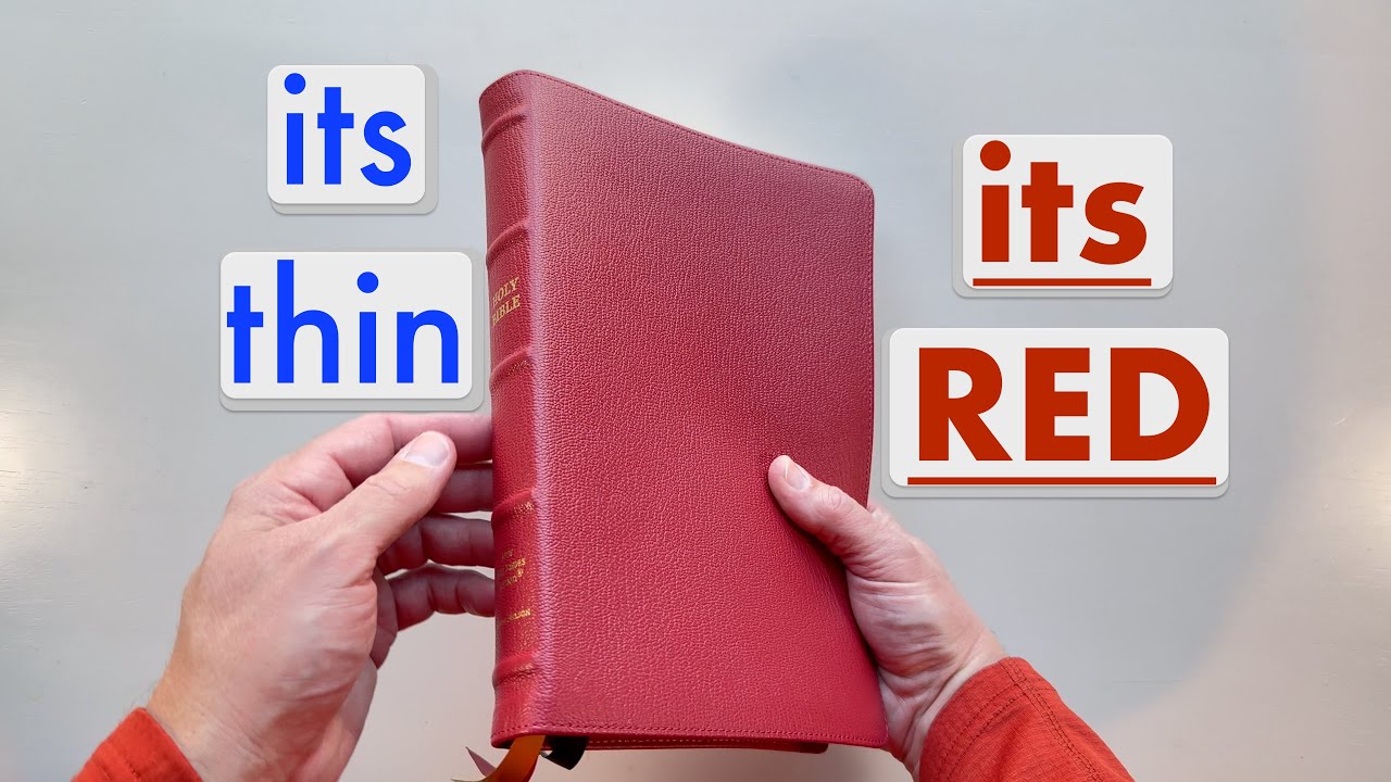 The NKJV Wrapped Up In Red Goatskin