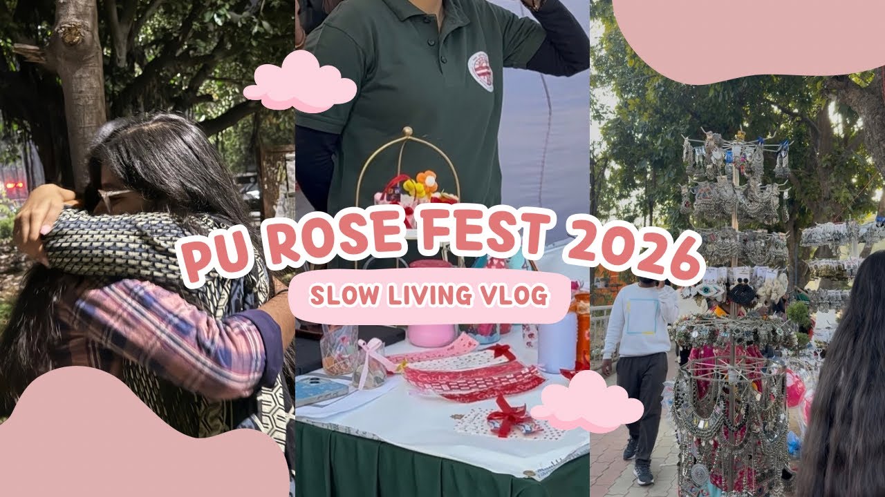 Panjab University Chandigarh Rose Festival 2026 Full Vlog | LokeshnaBulanii | PU Rose Fest