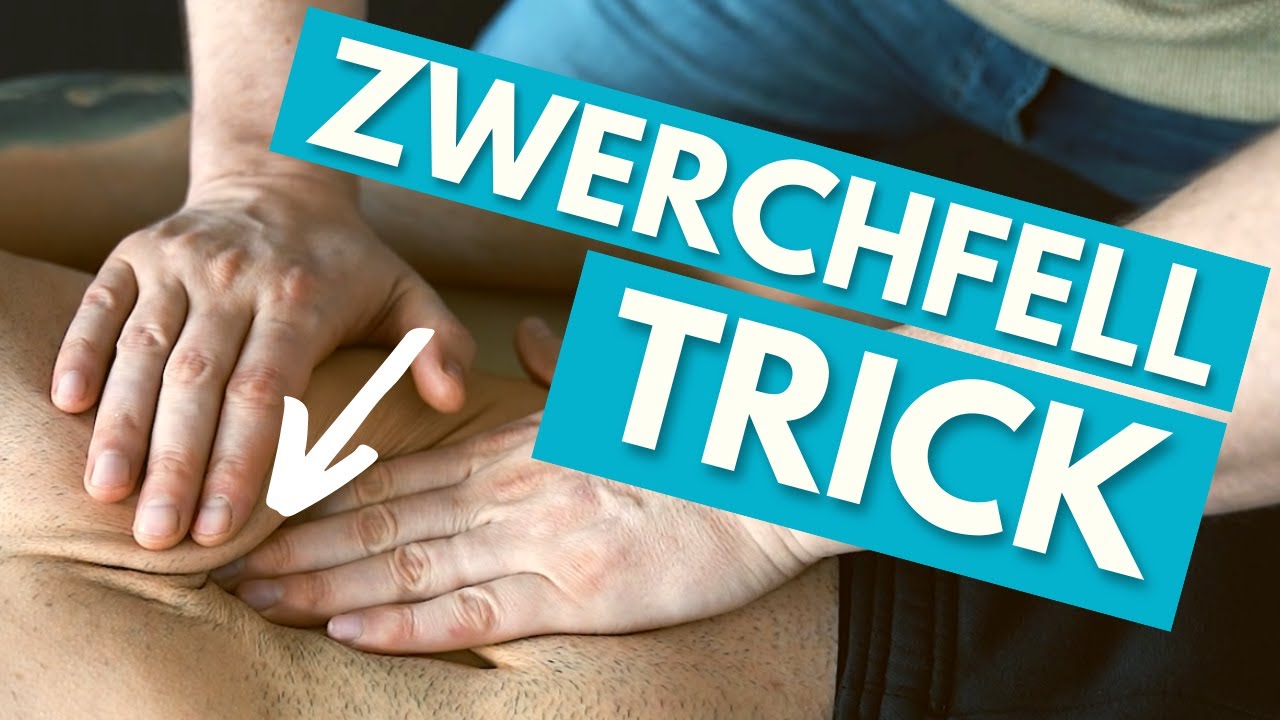 Zwerchfell Massagetechnik - Einfach aber effektiv