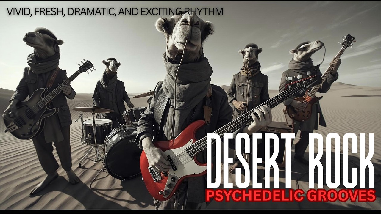 Psychedelic DEEP Basslines for Work & Chill – 70s North African Desert Rock Grooves Mix