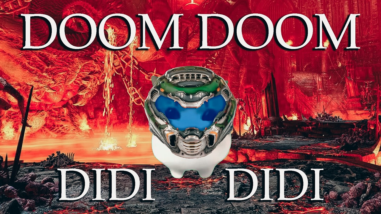 dam dam didi didi [мем с котом], но в стиле DOOM