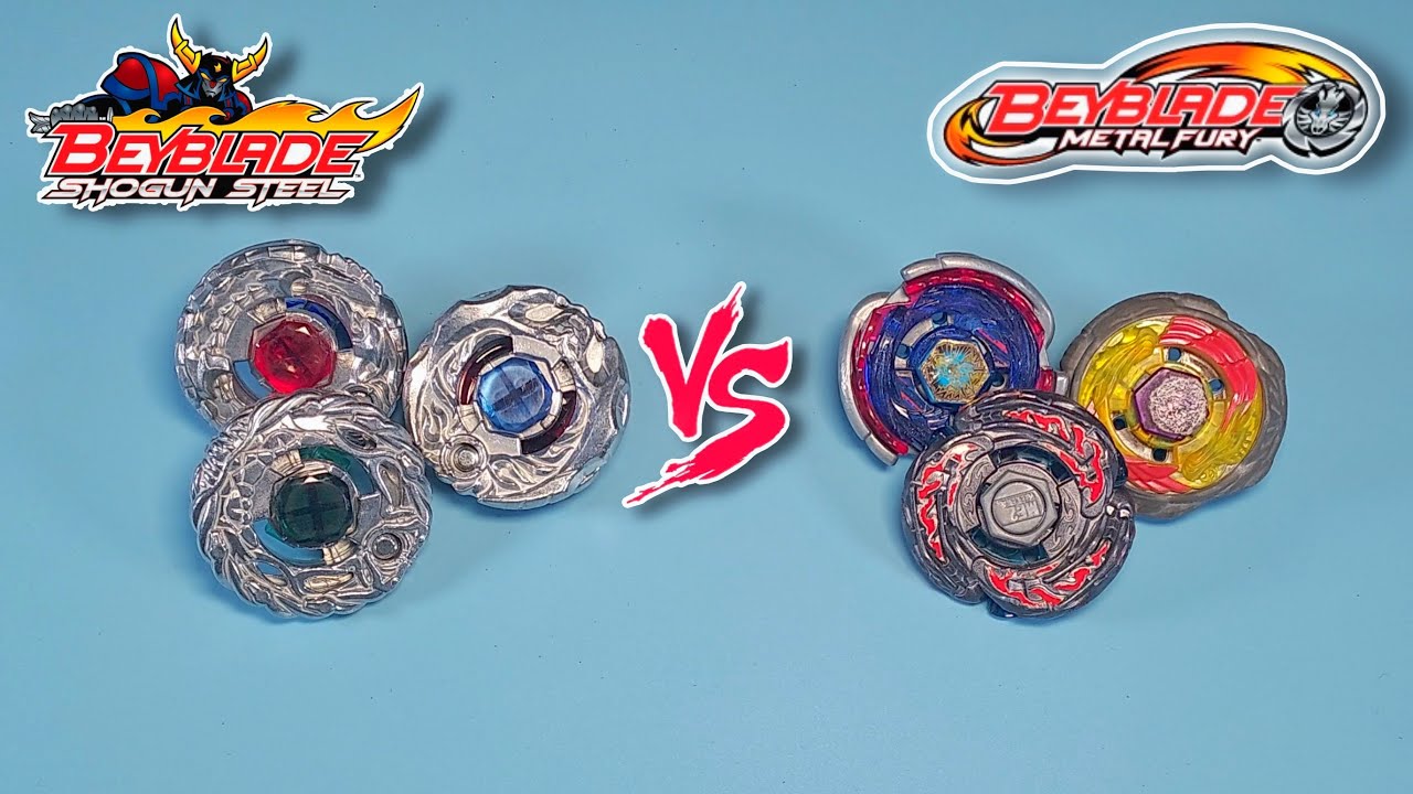 Zero G Synchrome vs 4d Beyblade | Shogun Steel vs Metal Fury