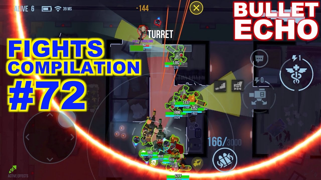 Bullet Echo | Fights Compilation #72 before ban | gameplay | Battle Royale mode
