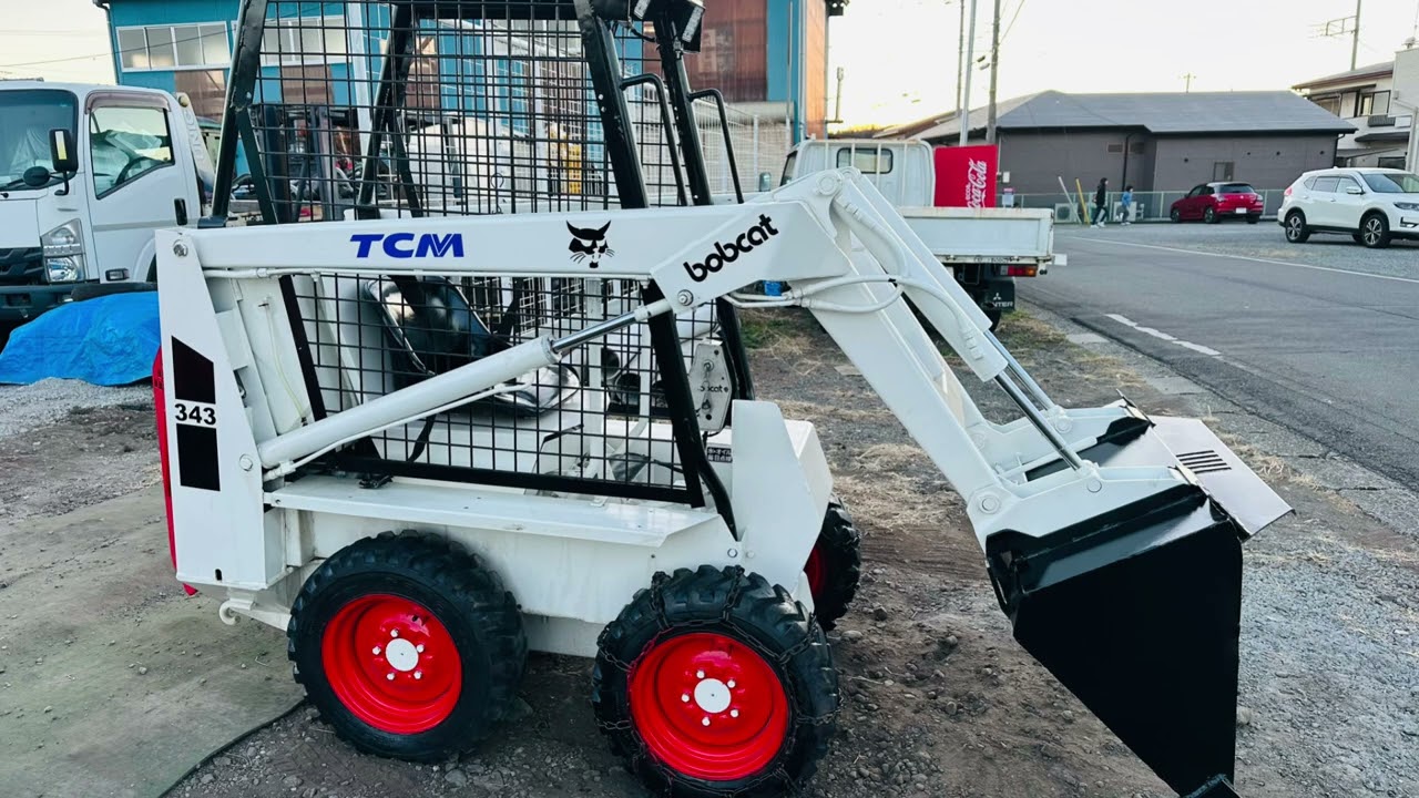 TCM 343●スキッドステアローダー●ボブキャット●bobcat●除雪機●ホイールローダー●4WD●ライト新品●陸送可能●下取り可能