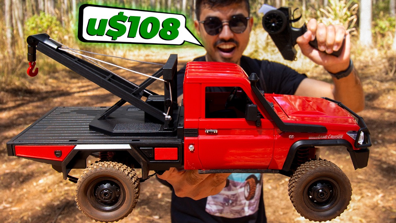 A nova Caminhonete de Controle Remoto Crawler VALE A PENA? | MN 82T Land Cruiser versão Guincho