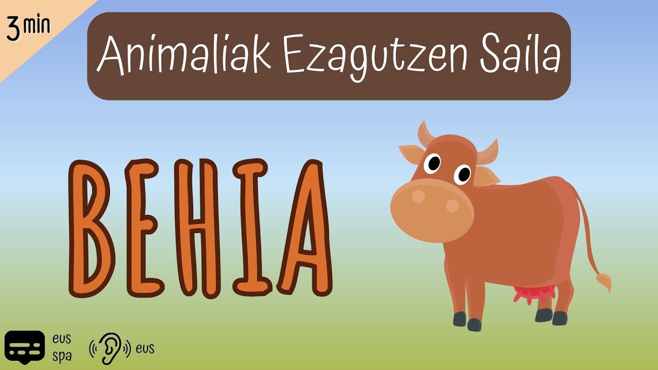 Animaliak 4x04 BEHIA | Baserriko Animaliak | Ugaztunak