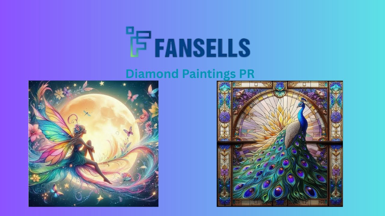 #Fansells PR 2 картины, выполненные в технике алмазной живописи... Великолепные, просто великолепные