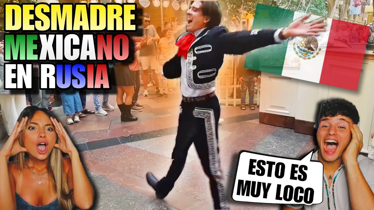 MÚSICOS MEXICANOS CAUSAN DESM4DRE en RUSIA en CENTRO COMERCIAL 🇲🇽*REACCIÓN FLASHMOB*