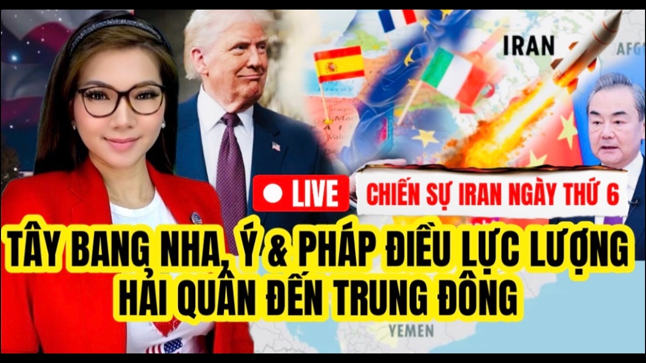 LIVE - Tây Ban Nha, Ý và Pháp khai triển lực lượng hải quân đến Trung Đông