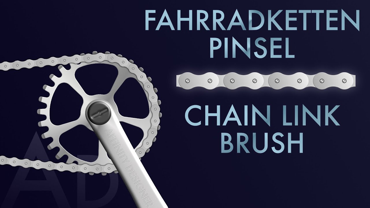 #18 Affinity Designer - Fahrradketten Pinsel [DEUTSCH]