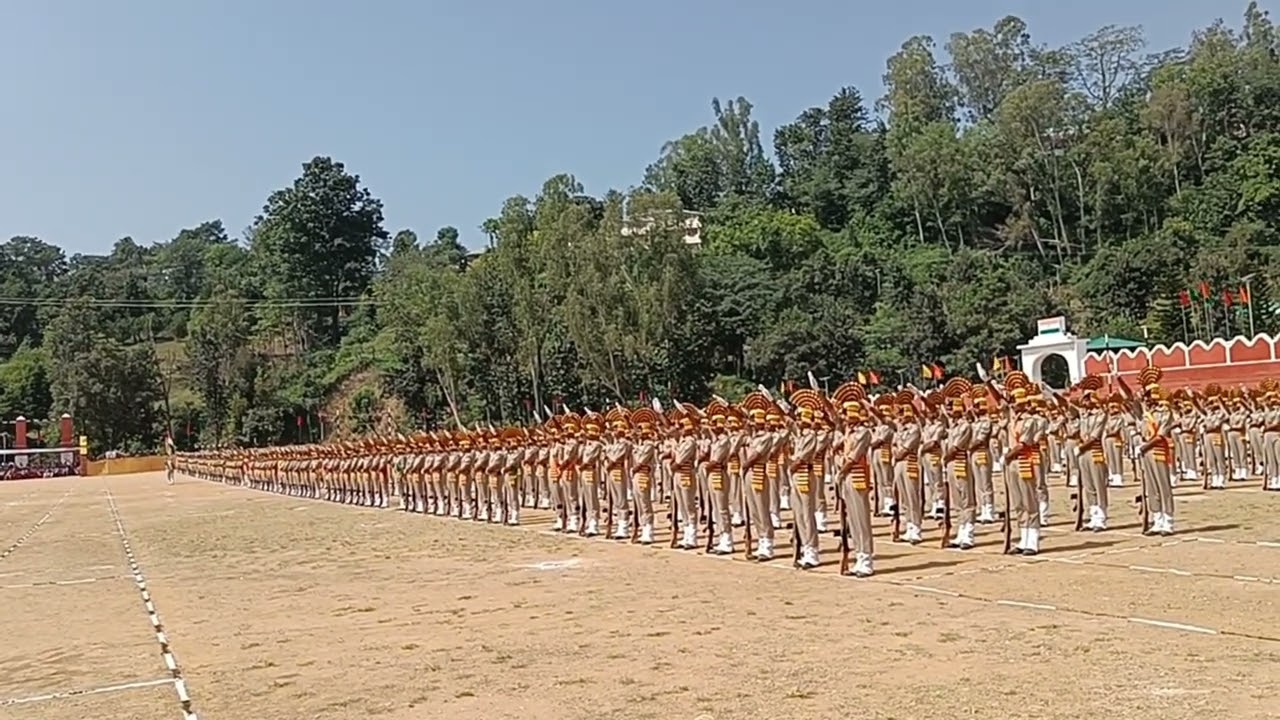 Passing out parade of recruits #police #policebharti #viral #training