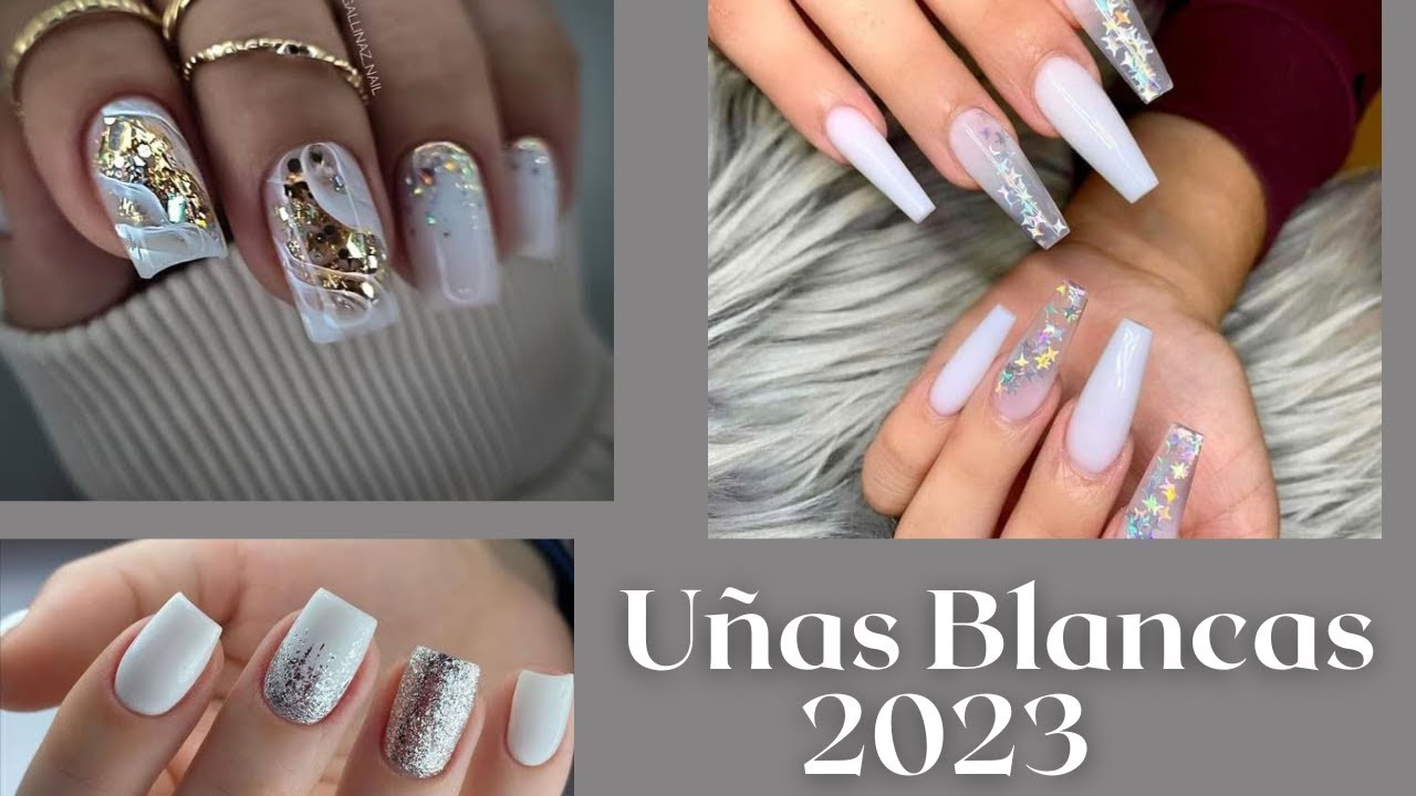 💅DISEÑO de Uñas BLANCAS 2023 / TENDENCIA en Uñas BLANCAS / FRENCH NAILS 2023💅