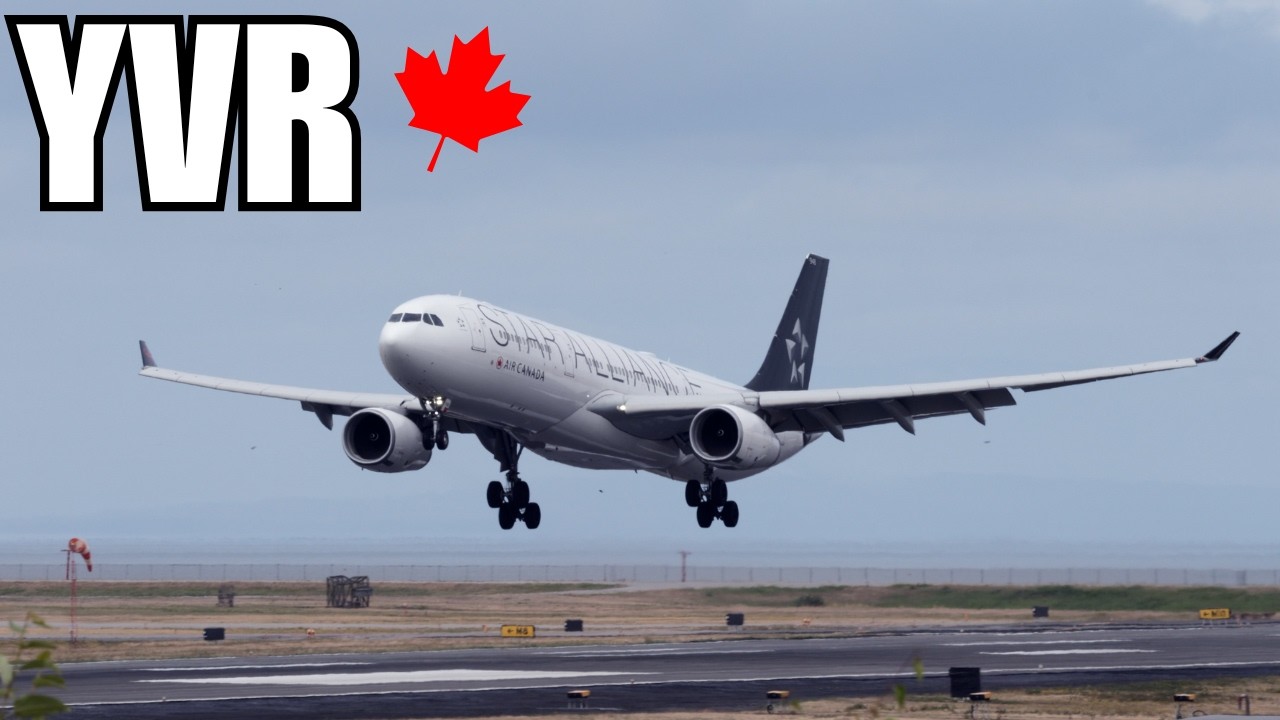 INSANE YVR Plane Action! 🇨🇦 787s, Dash 8s, MAX 8s & More Take Over Vancouver! [4K]