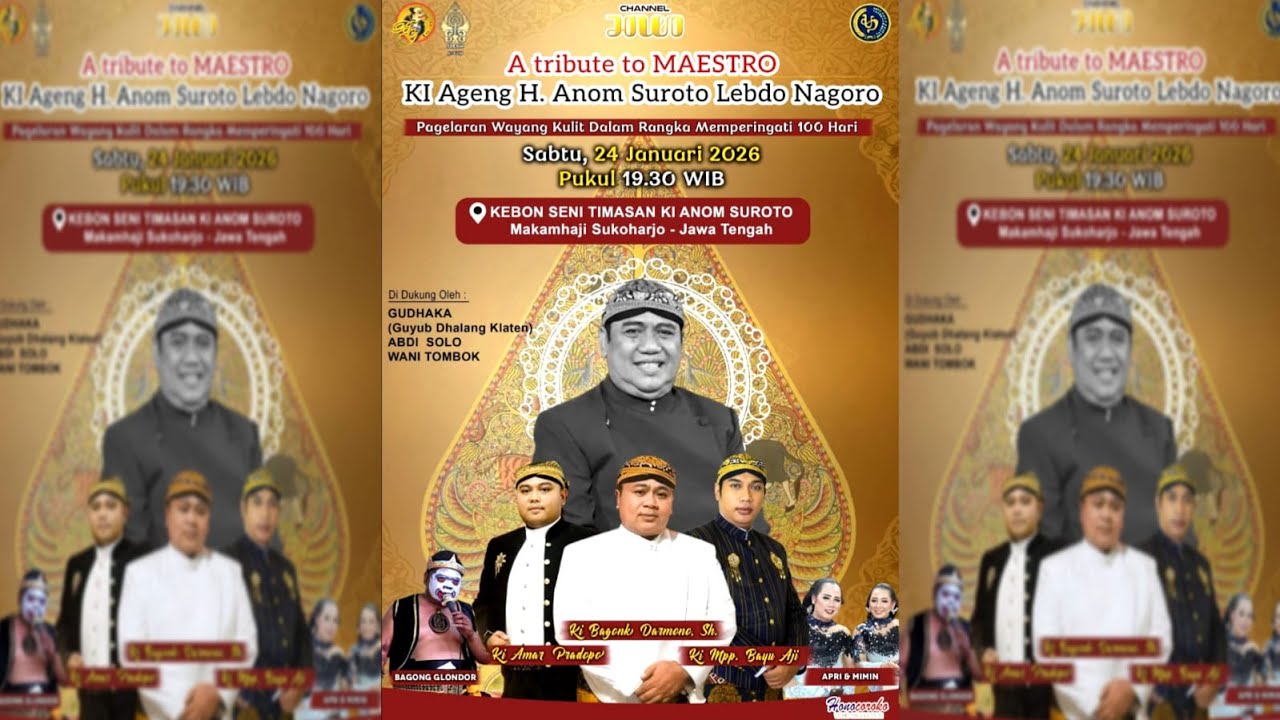 🔴📡Live Wayang Kulit Dalam Rangka Memperingati 100 Hari 