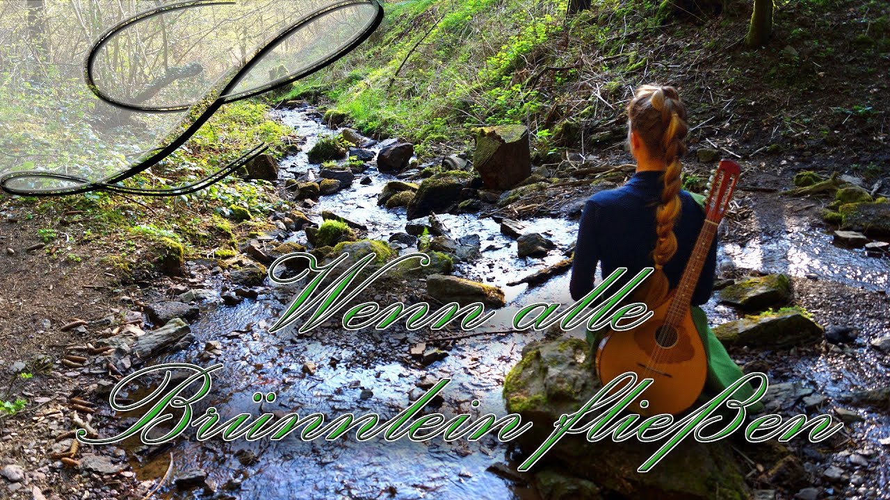 Wenn alle Brünnlein fließen | Lorelina | Waldzither | Volkslied