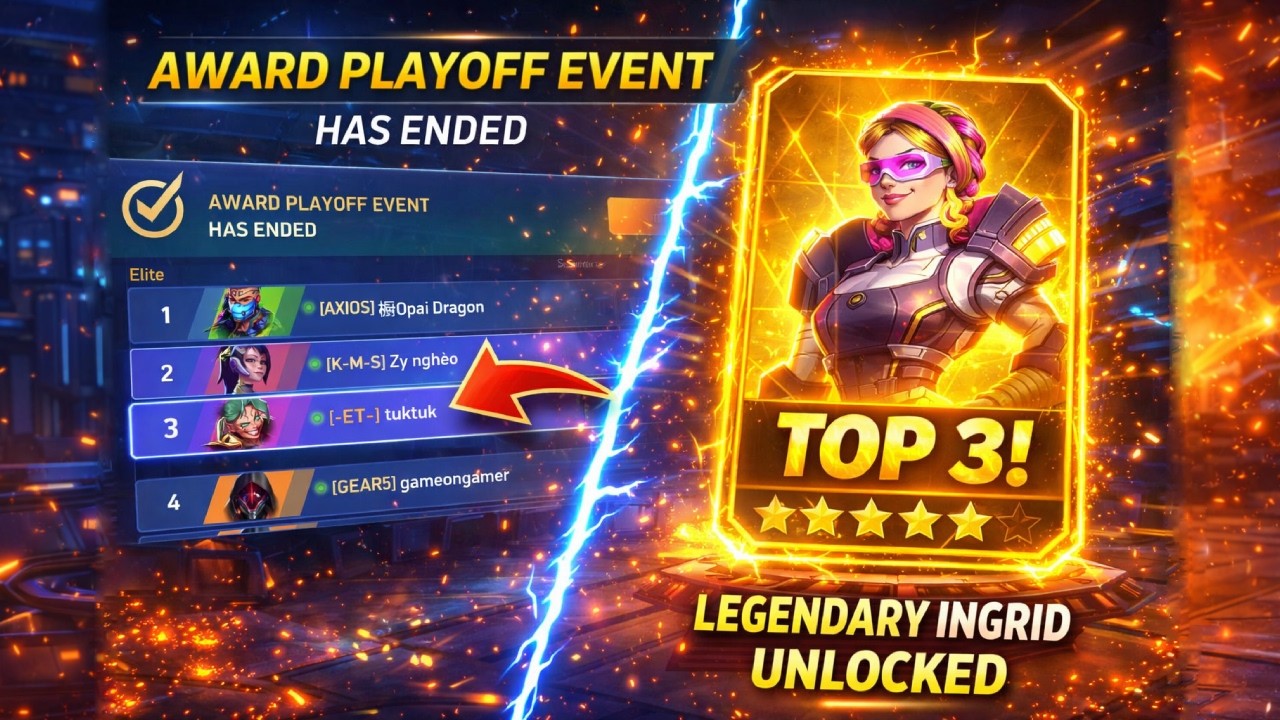 🔥 TOP 3 in Award Playoff Event! Legendary Ingrid Pilot Unlocked | Mech Arena