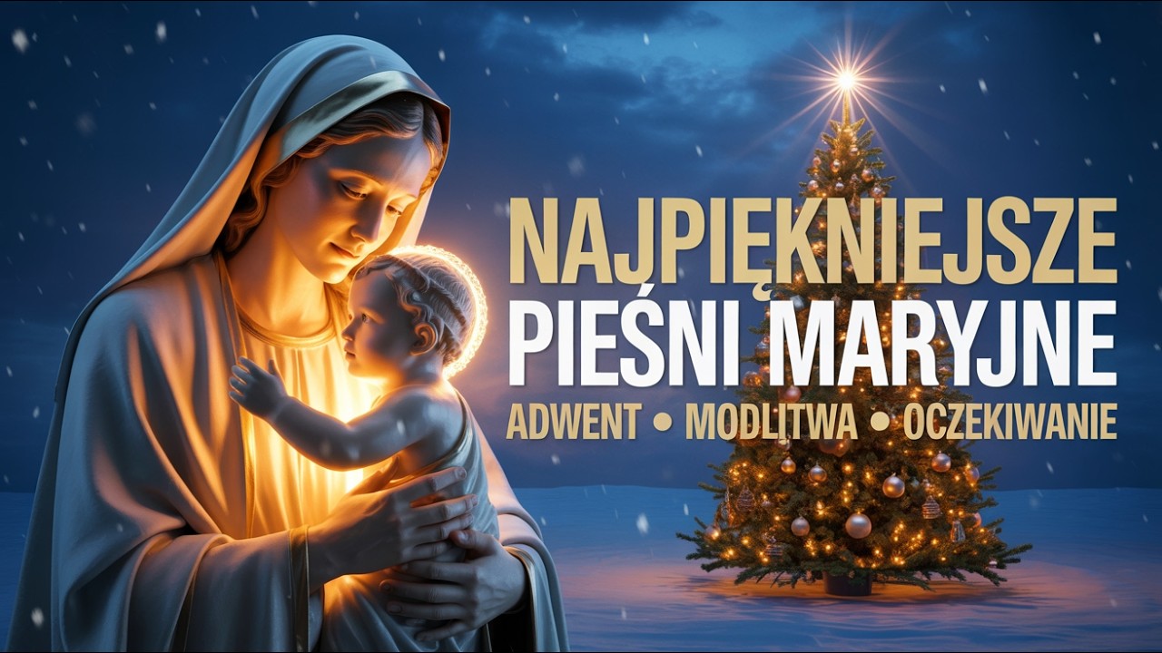 Najpiękniejsze Adwentowe Pieśni Maryjne | Muzyka Modlitwy i Oczekiwania na Przyjście Pana