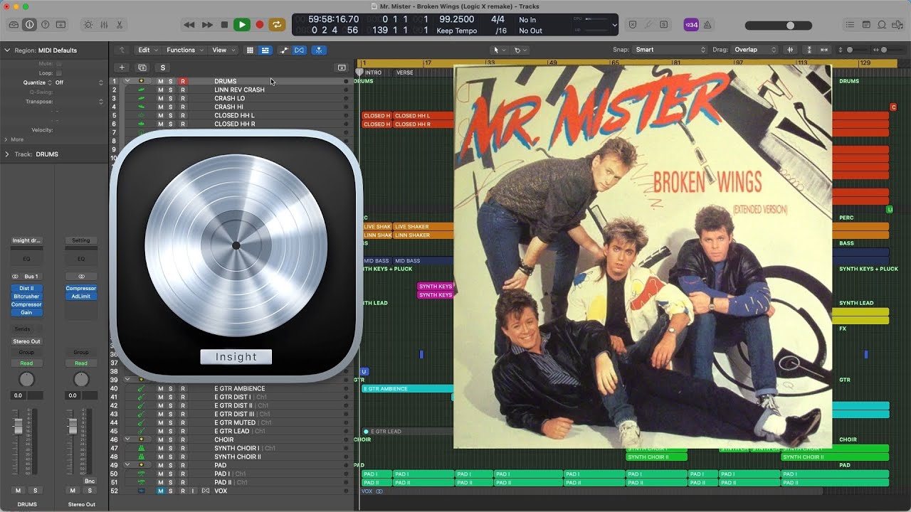 Mr. Mister - Broken Wings (Logic X remake prod. by Insight)