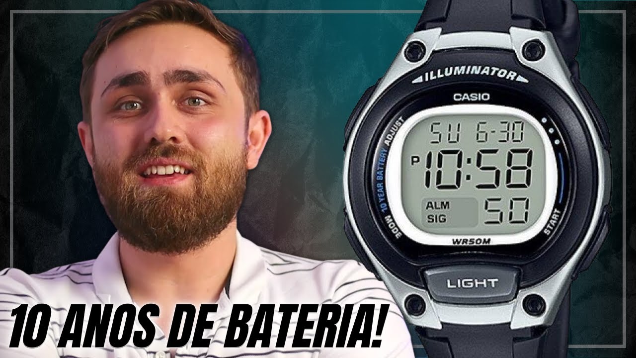 [Unboxing] Relógio Masculino Casio LW-203-1AVDF com 10 ANOS DE BATERIA!