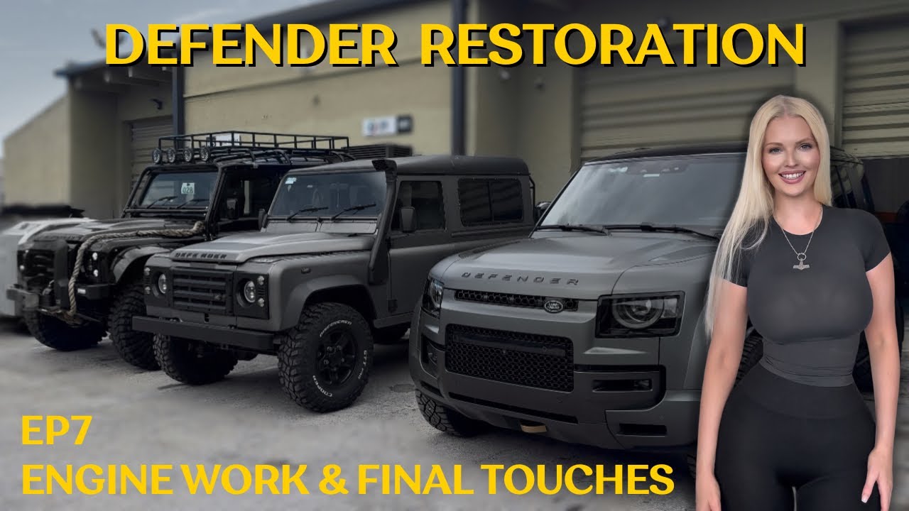 Land Rover Defender Restoration EP7 - Engine Work & Finishing Touches with Rover305 Miami 
