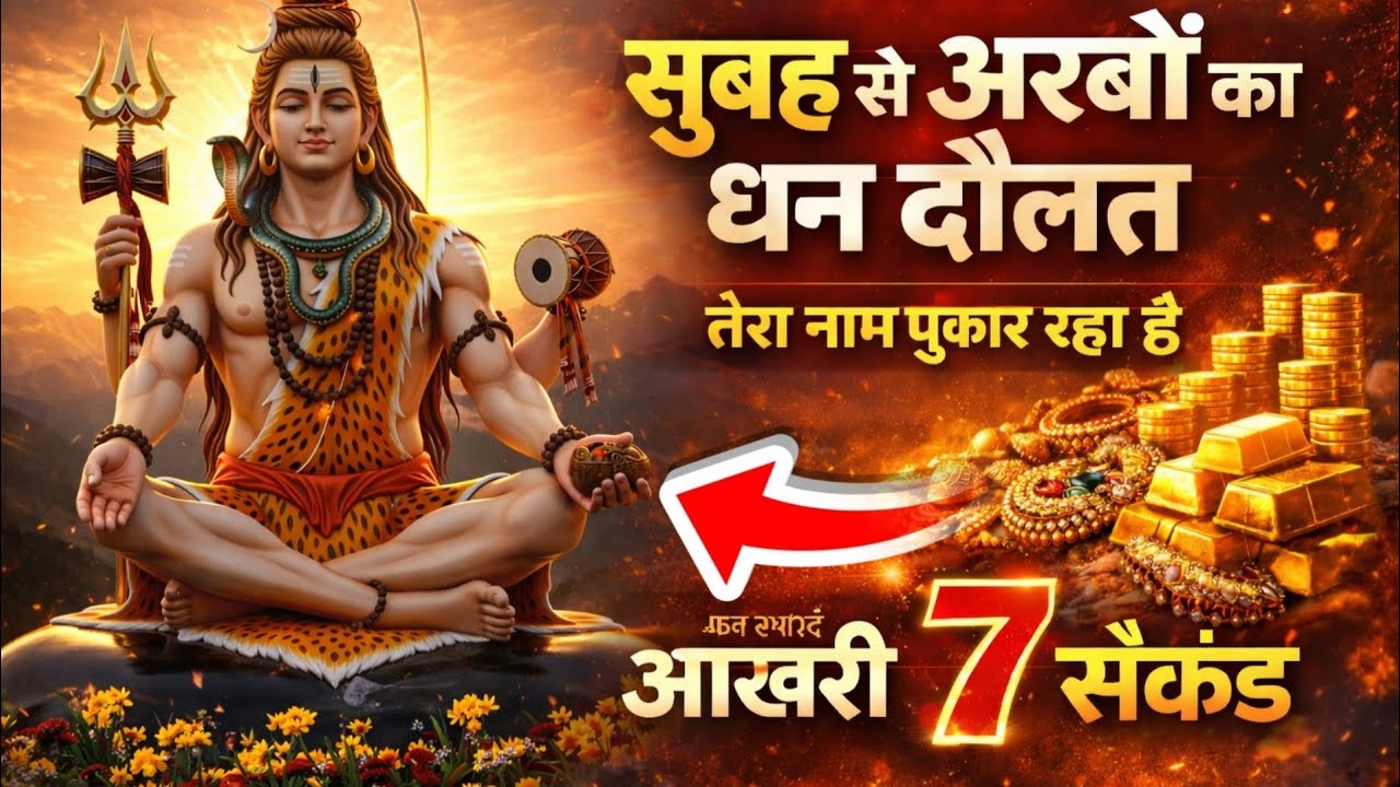 888🕉️ सुबह से अरबों का धन दौलत तेरा नाम पुकार रहा है! 💯 || #mahadev #shivshakti #mahadevbhagwan 🚩