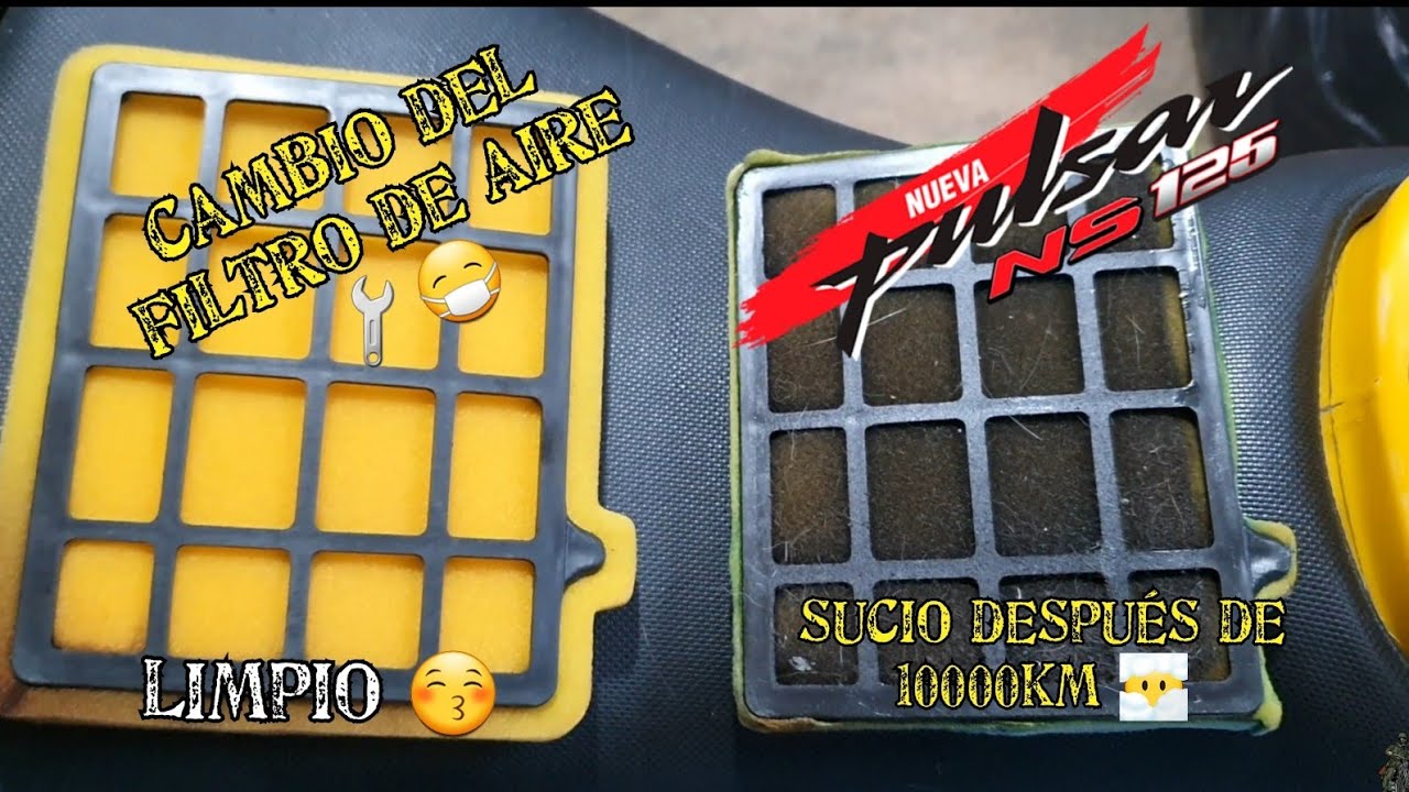 Cambio de filtro de aire NS125...🔧😷(128)