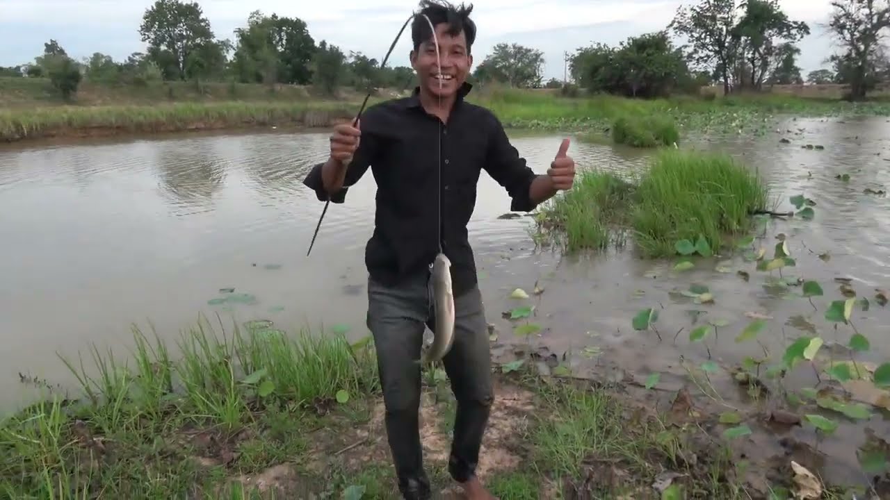 តោះបងប្អូន ទៅដាក់ បង្កៃត្រី ថ្ងៃនេះបានត្រីច្រើន សប្បាយណាស់