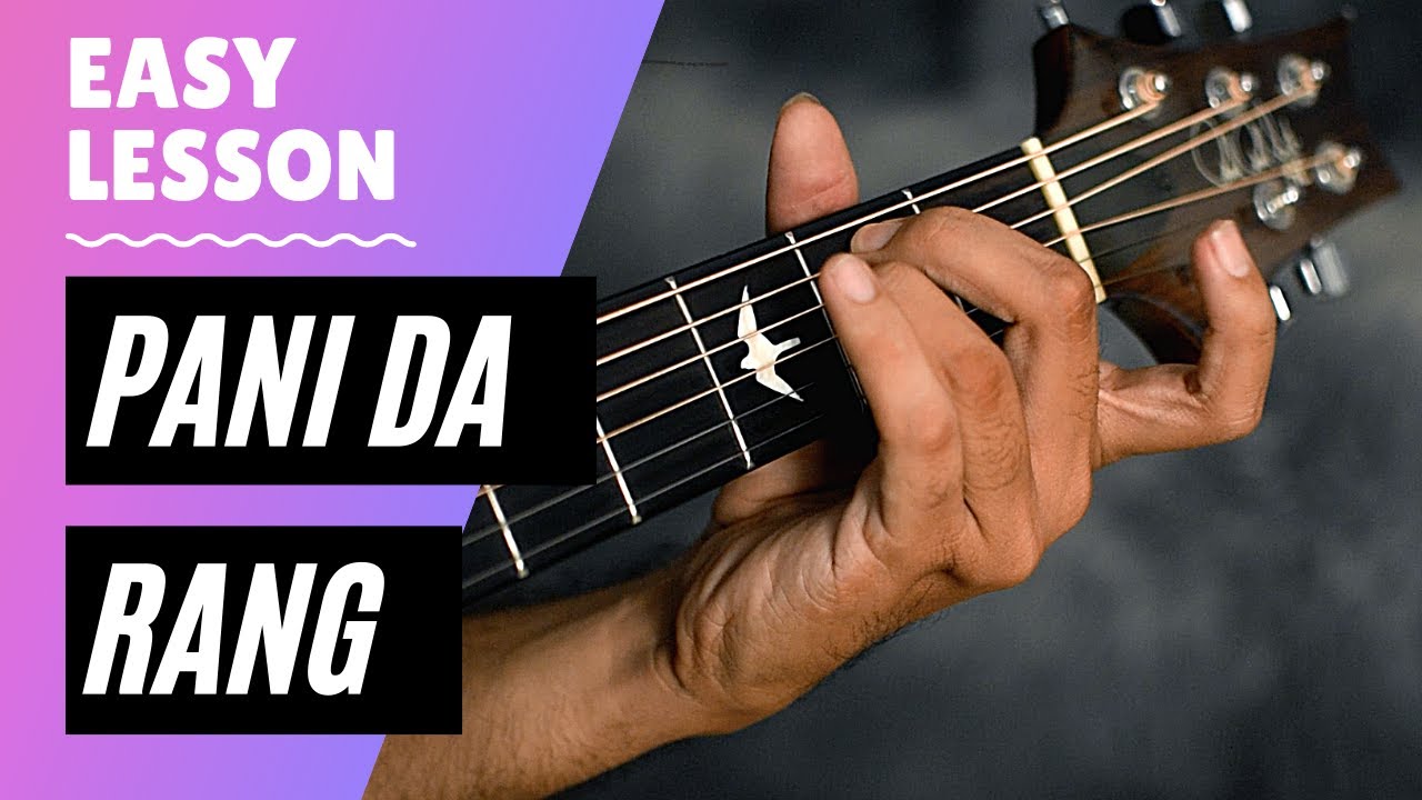 Pani Da Rang | Vicky Donor |  Guitar Lesson | Acoustic Guitar Tutorial for Beginners | Tabs