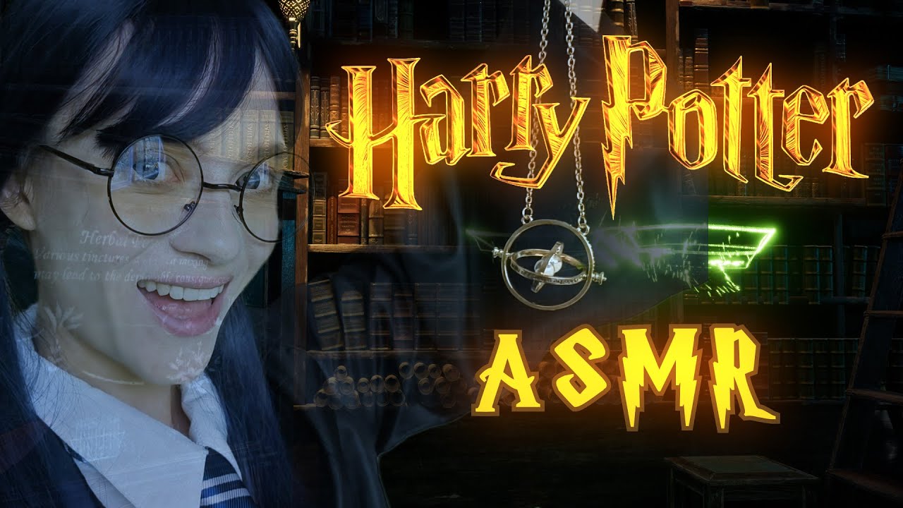 ASMR with Moaning Myrtle ✴ Flying Books Sounds, Night Library ✴ Harry Potter Atmosphere |#80