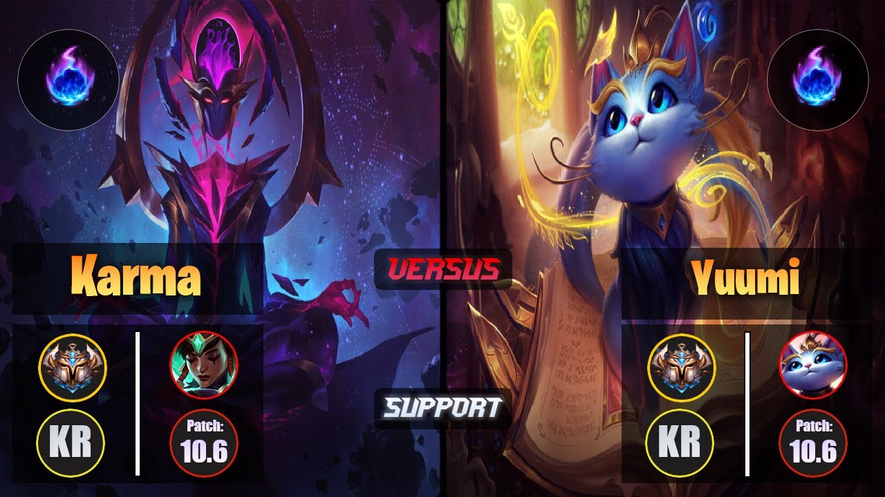 Challenger KARMA [Arcane Comet] (Support) VS  YUUMI - Challenger KR Patch 10.6