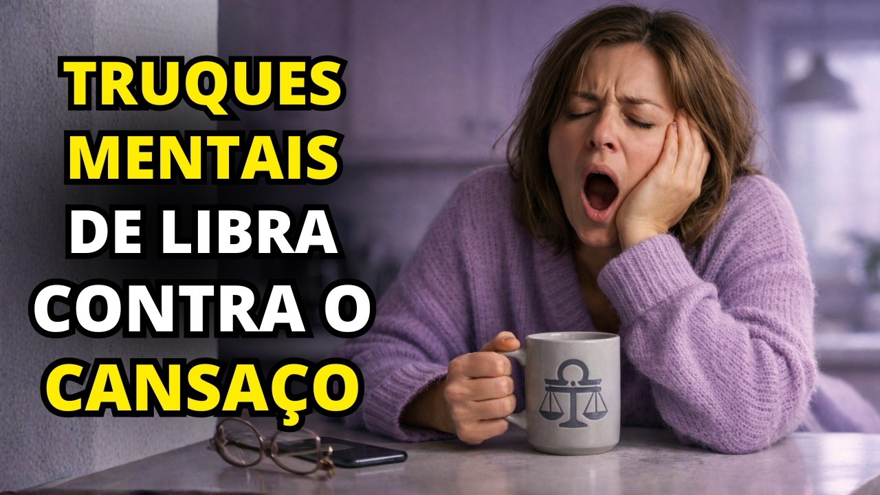 Quando Libra VIVE CANSADO o tempo todo, estes 5 truques mentais DEVOLVEM A ENERGIA