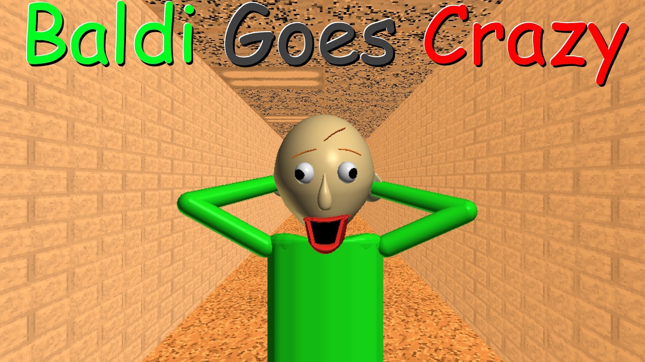 Baldi Goes Crazy (Baldi Mod)