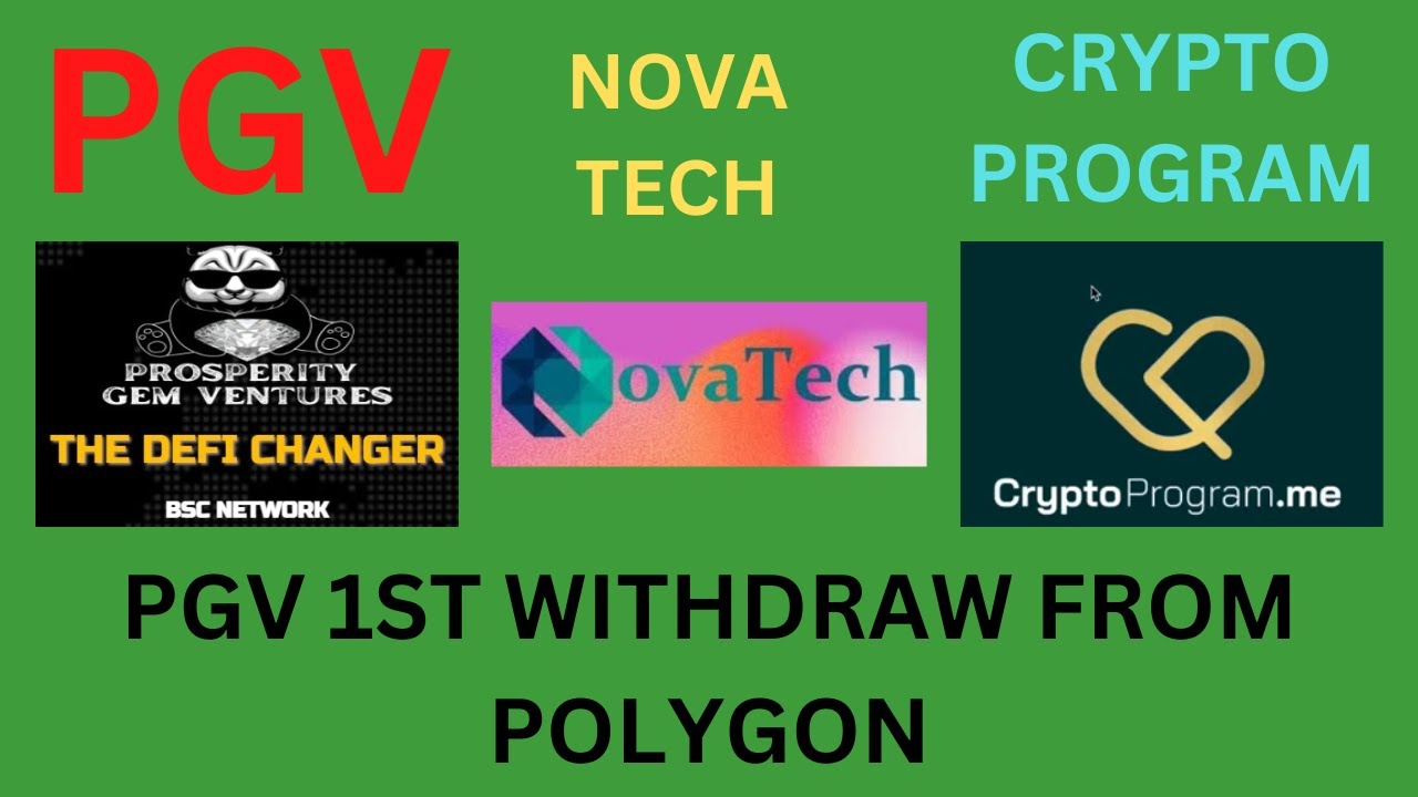 PROSPERITY GEM VENTURES 1st $5000 Polygon Withdraw.