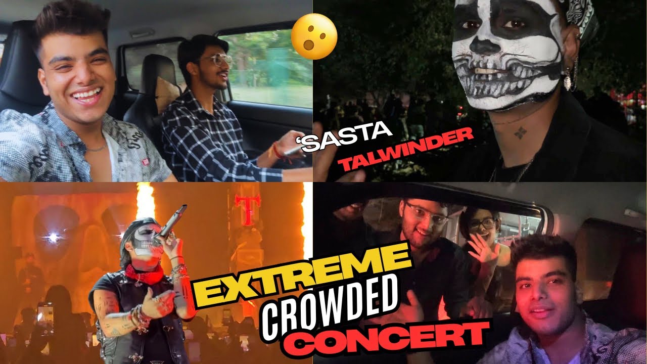 Most Crowded Concert of Talwinder in Delhi😳 | Ultimate Experience | Halloween Look 🎃