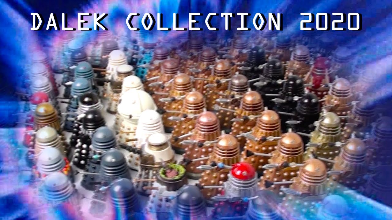 1K SUBS: 5'' DALEK FIGURE COLLECTION Showcase 2020 (100+ Daleks)