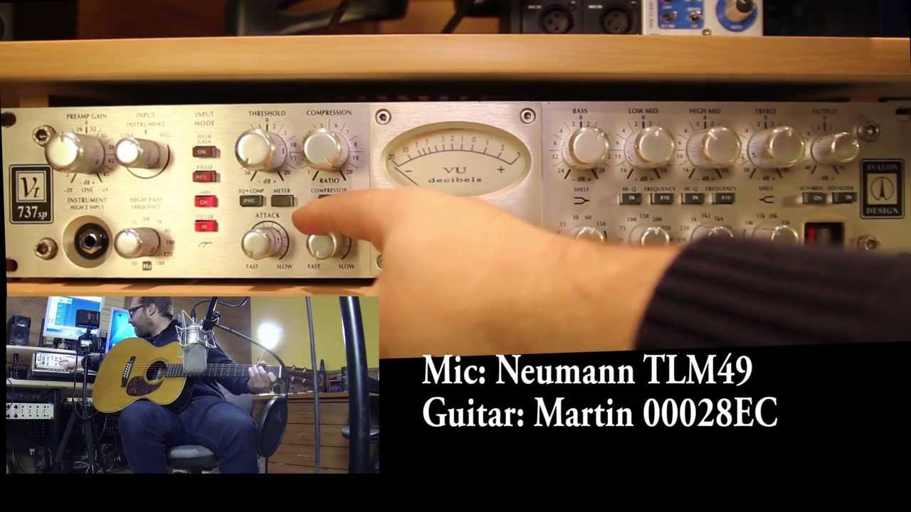 Avalon VT 737sp Preamp - Acoustic Guitar TEST