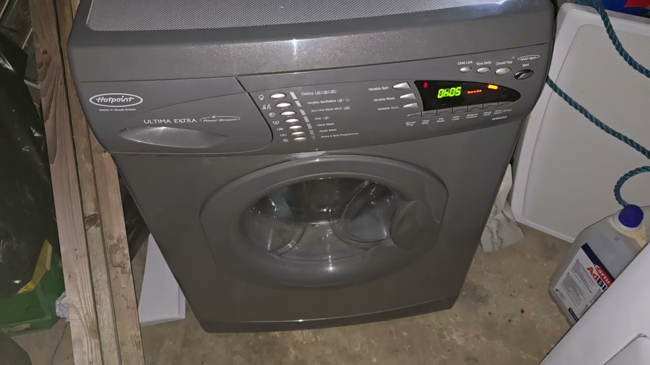 Hotpoint test spin wma 62 
